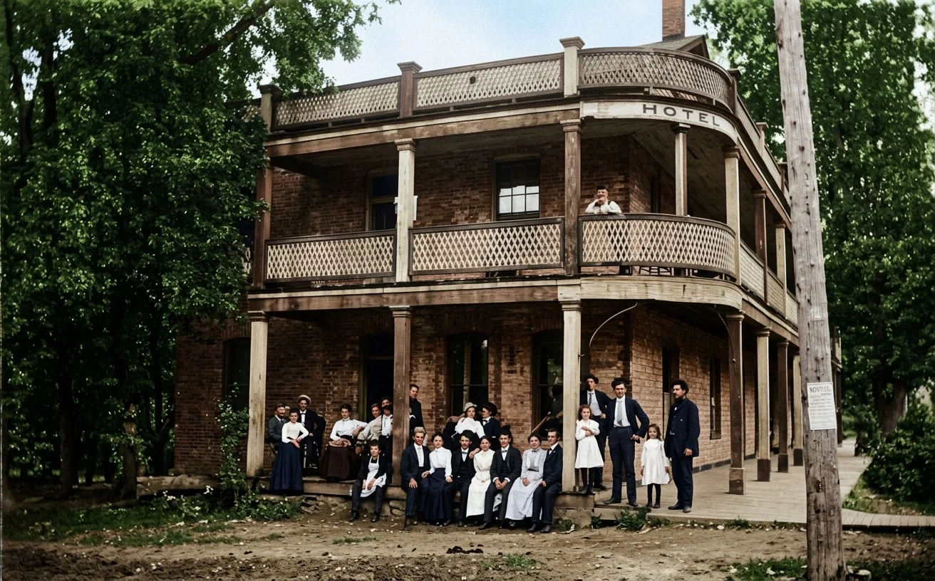 3.— EAST FRONT OF HOTEL.