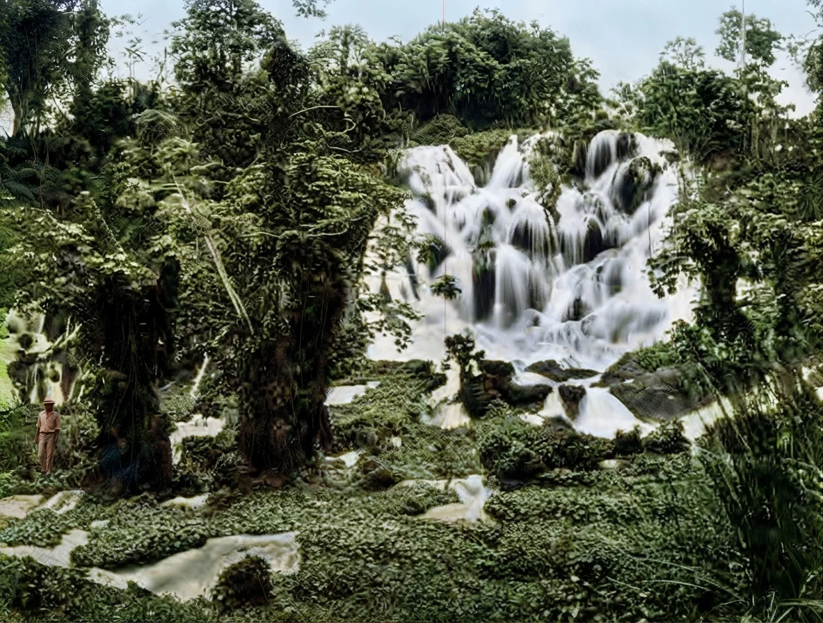 A Typical Jamaican Waterfall.