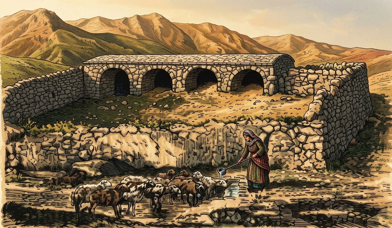 An Eastern Sheepfold.