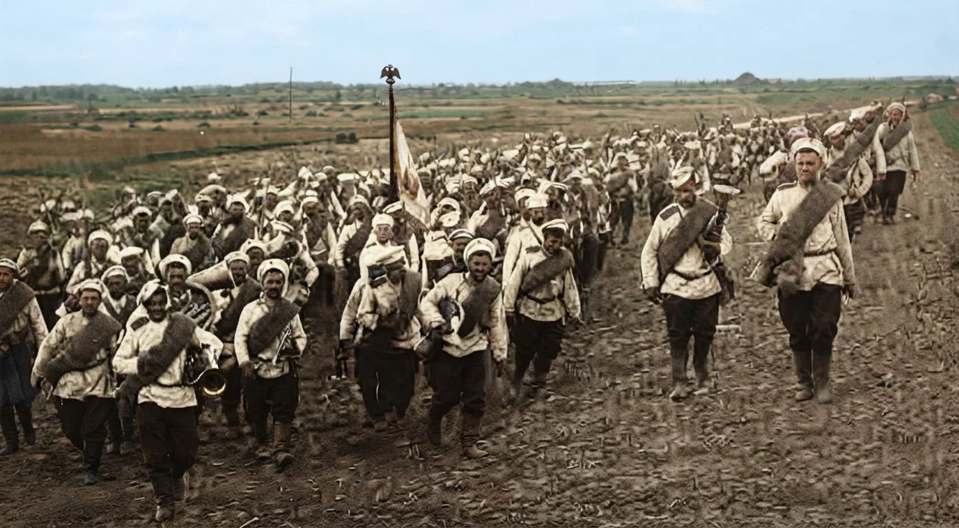 RUSSIAN TROOPS ON THE MARCH