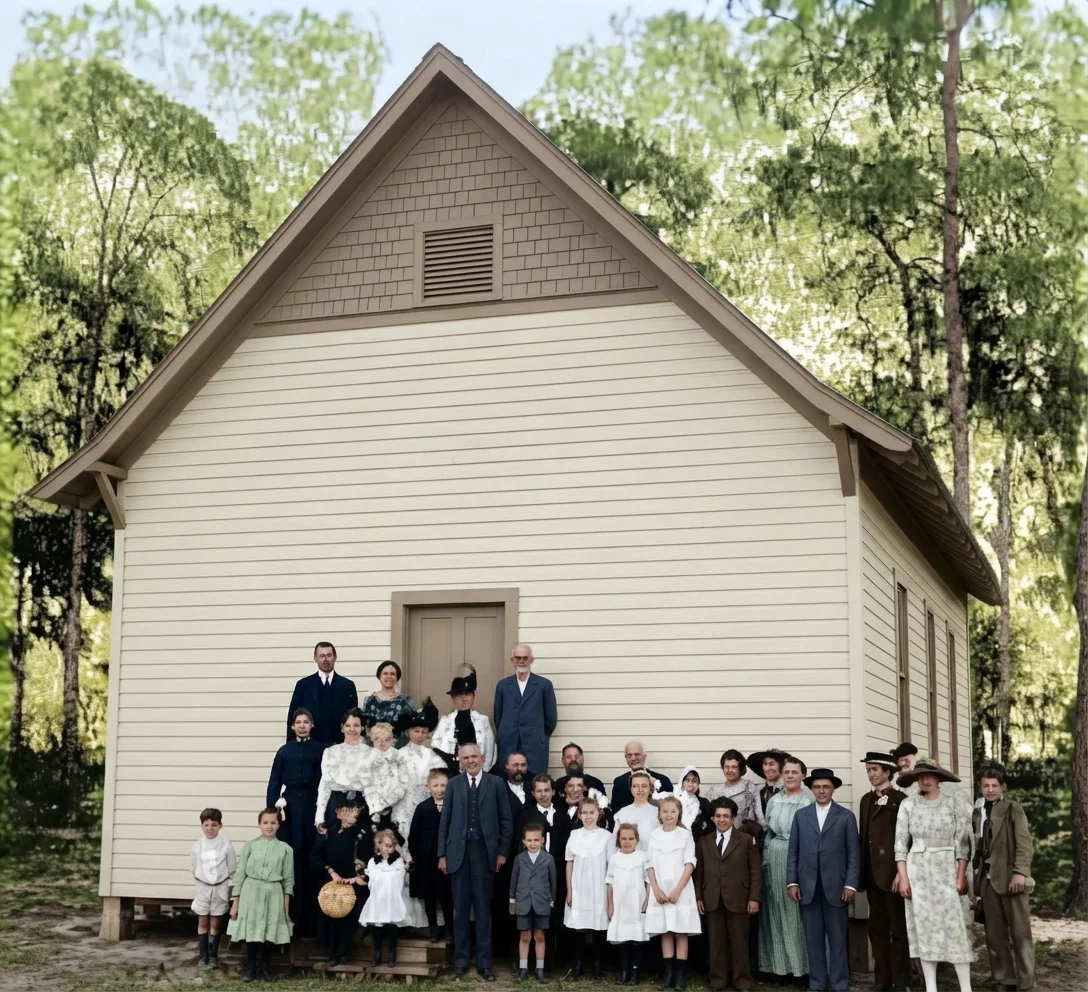 SEVENTH-DAY ADVENTIST CHURCH BUILDING RECENTLY ERECTED AT BOWLING GREEN, FLA., THE HOME CHURCH OF ELDER GEO. I. BUTLER