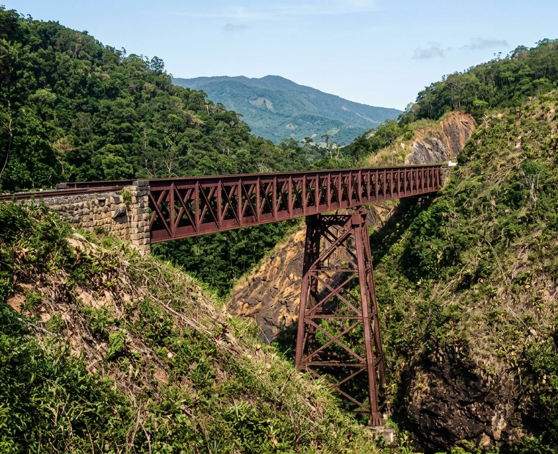 A VIEW ON THE PARANA RAILWAY
