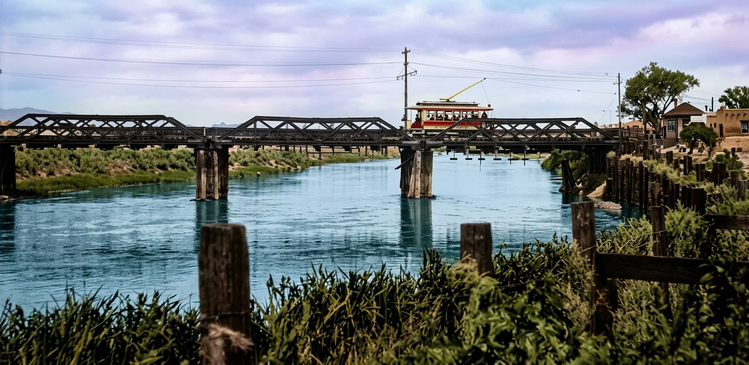 International Bridge between El Paso, Texas, and Ciudad Juarez, Mexico