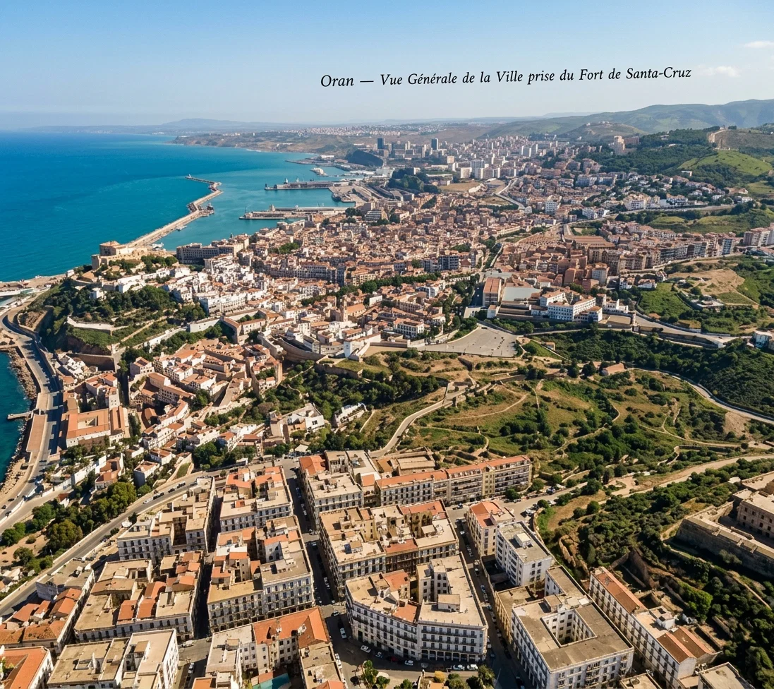 Oran — Vue Générale de la Ville prise du Fort de Santa-Cruz