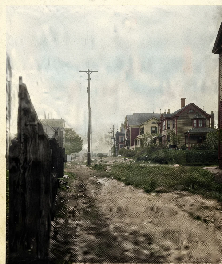 Gallows Hill, in Salem, Mass., where "witches" were hanged