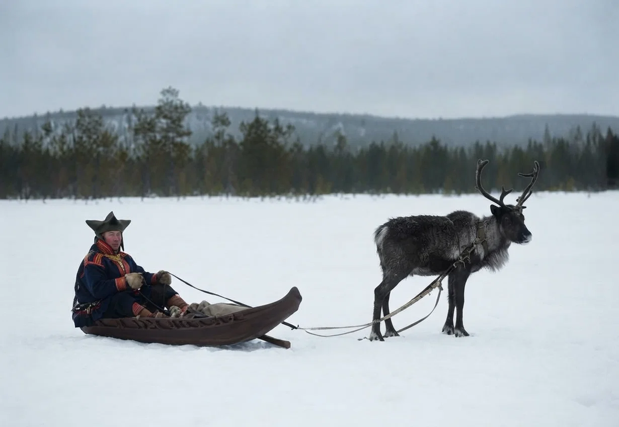 OUR LAPLAND WORKER EN ROUTE WITH THE MESSAGE