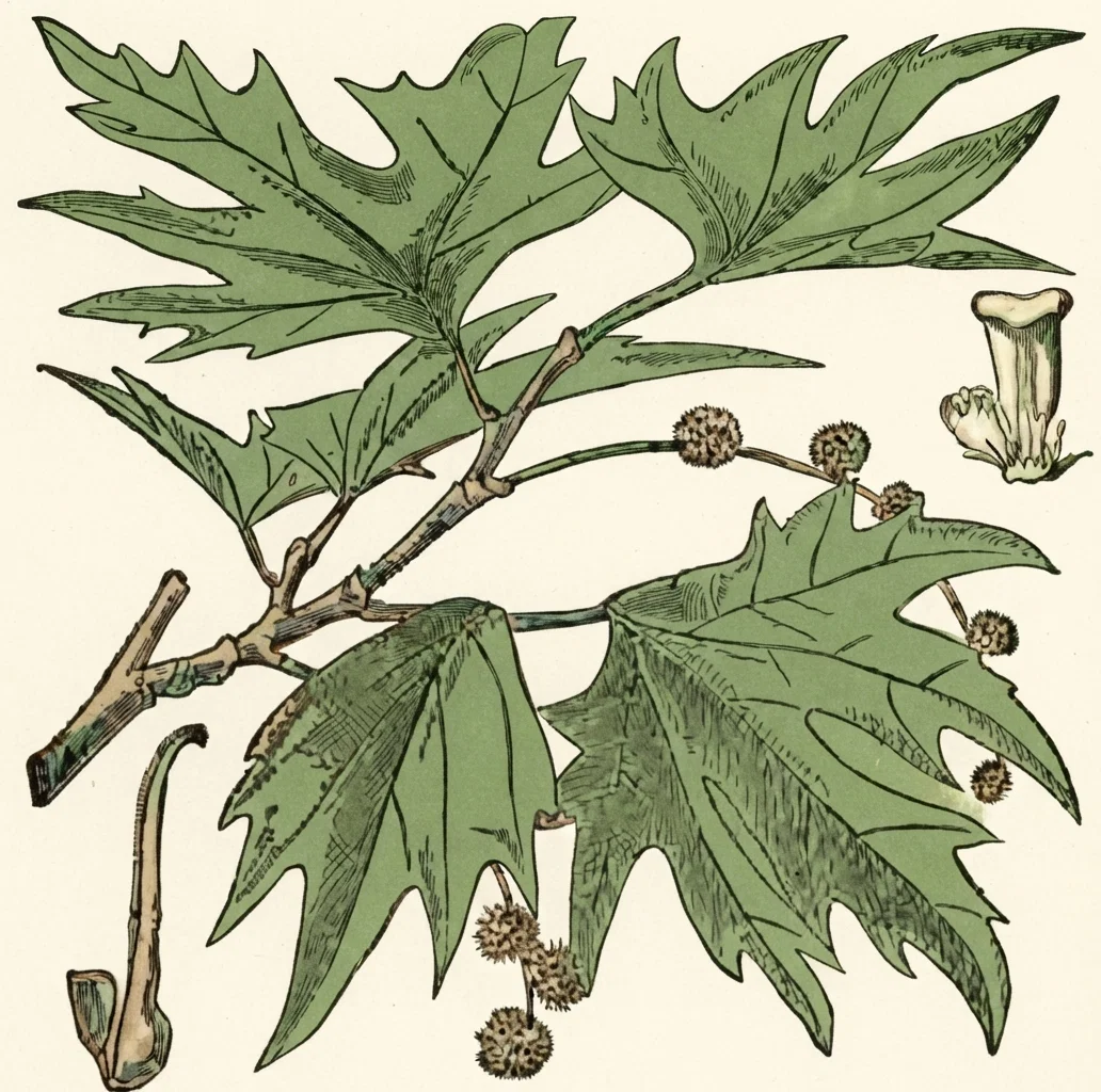 CHESTNUT OR PLANE TREE.