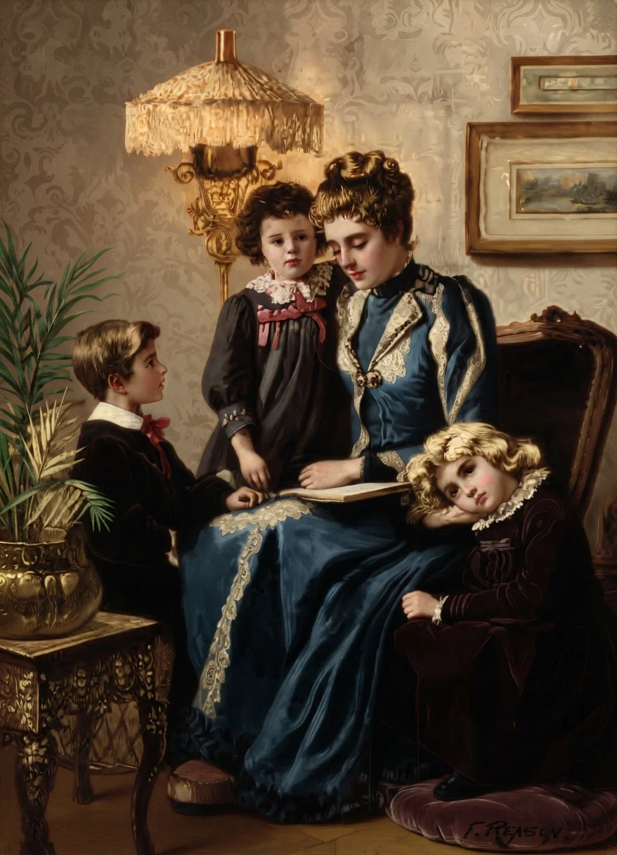 A Christian home, where the wife and mother always reigns as a respected and loving queen, and where the little girl is even more tenderly cherished than the little boy.