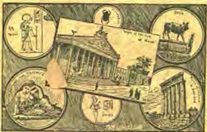 Reduced from full-page drawing in "The Lord's Day"