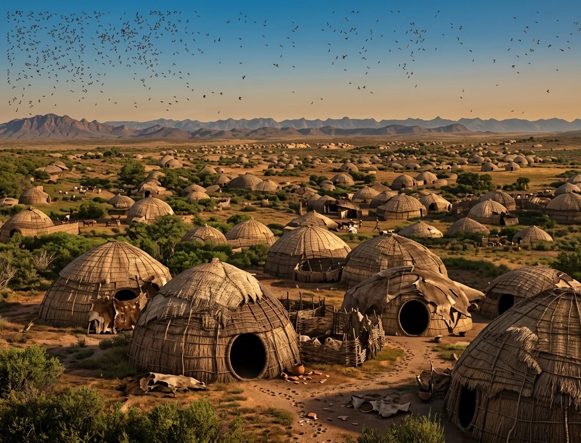 NATIVE HOMES OF THE HOTTENTOTS