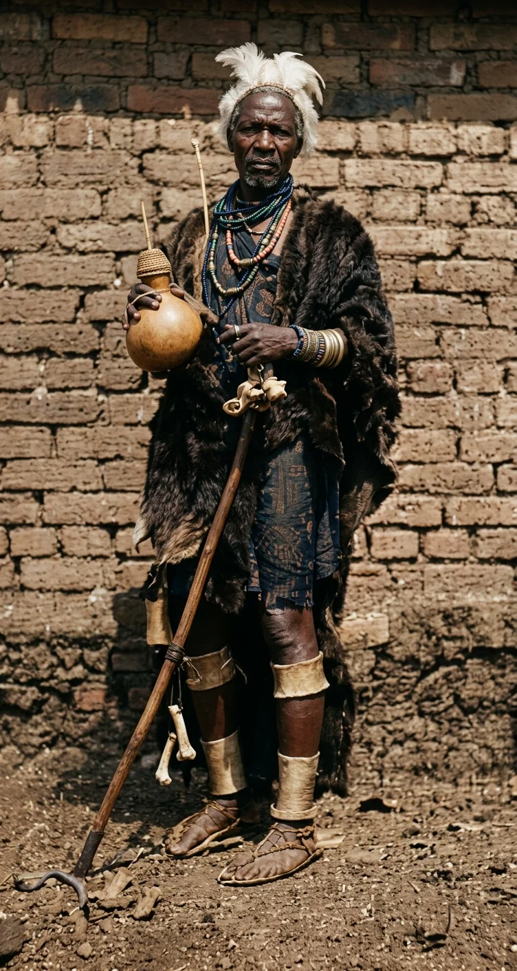 A HEATHEN MEDICINE-MAN AT WIRE HILL