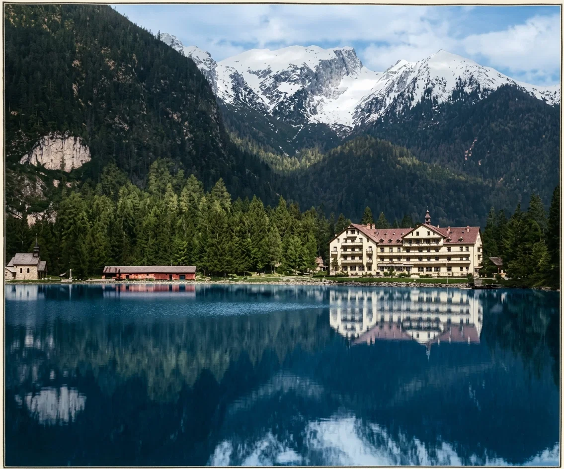 Boston Photo News Company
SCENE IN THE AUSTRIAN ALPS WHERE THE ITALIAN AND AUSTRIAN ARMIES ARE FIGHTING