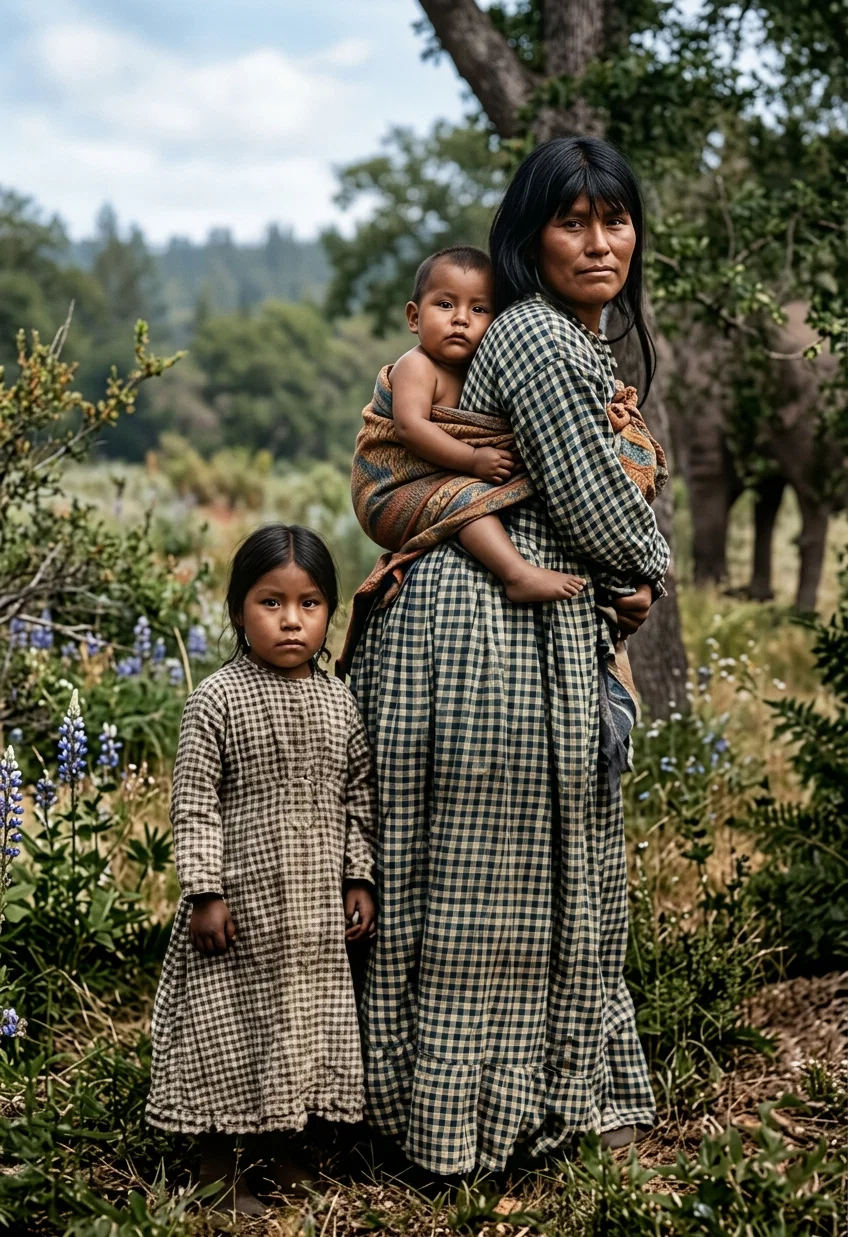 Pomo Indians, near Ukiah, Cal.