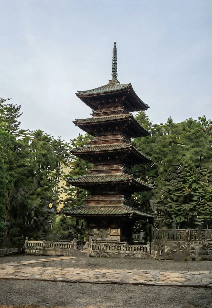 A Pagoda.
