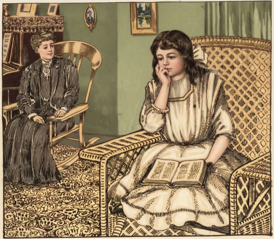 "I hope you have learned your lesson, Alice, dear."