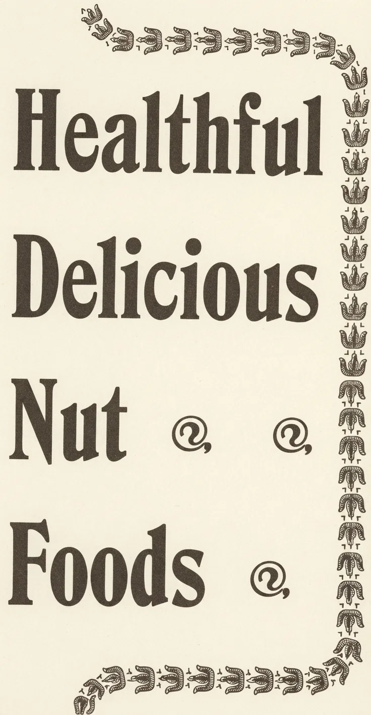 Healthful Delicious Nut Foods
