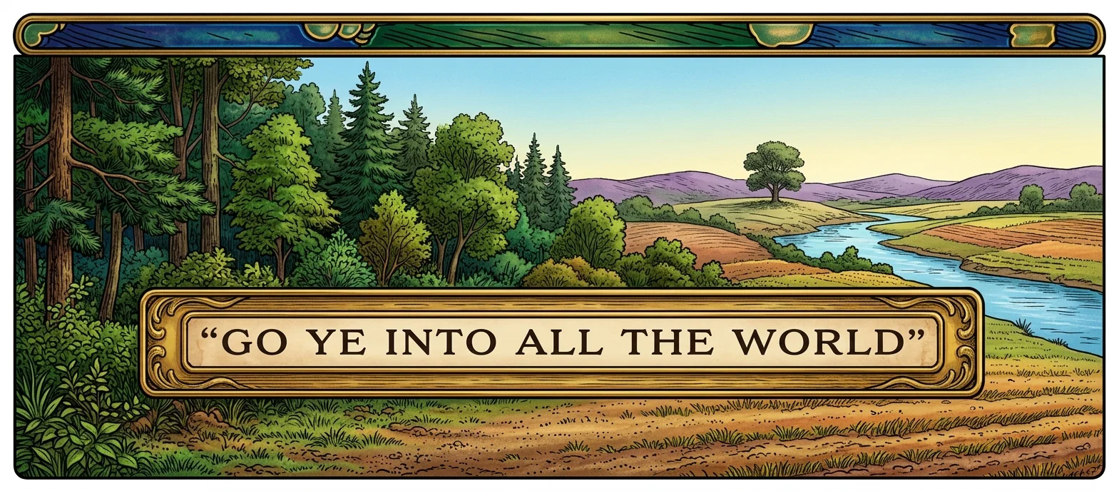 GO YE INTO ALL THE WORLD