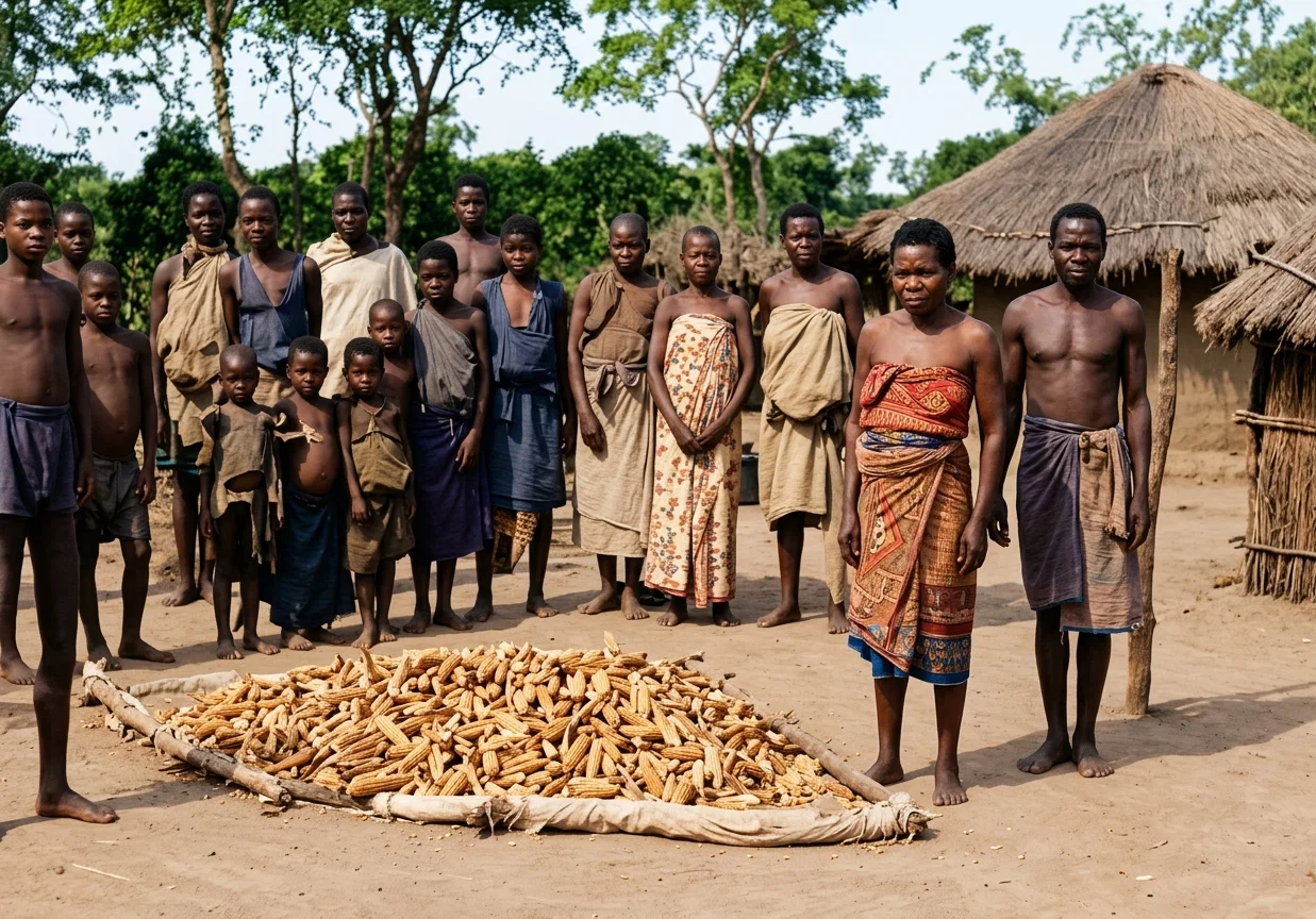 AFRICAN VILLAGERS