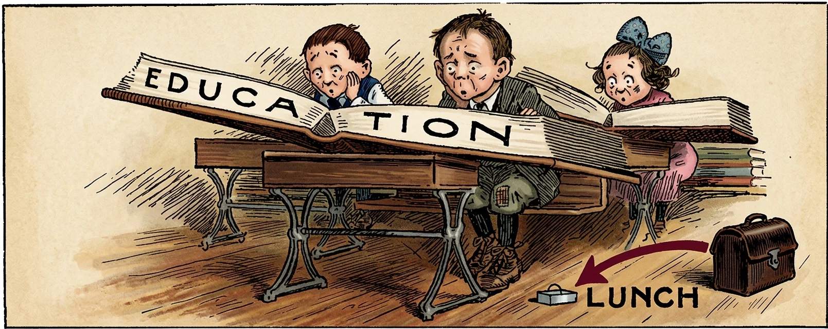 That education which places large emphasis on mental food, with little regard for physical food, is responsible for the fairly educated nervous wrecks who spend most of their time in sanitarium.
