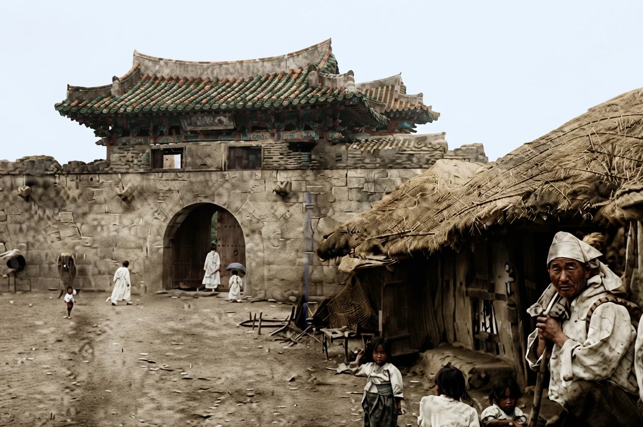 A Gate of Forai, Korea, a good illustration of the open doors to the ‘Hermit Kingdom’