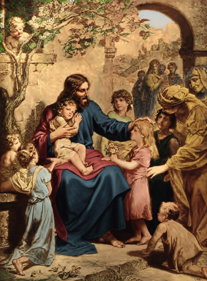 Jesus said, Suffer little children, and forbid them not, to come unto Me; for of such is the kingdom of heaven.