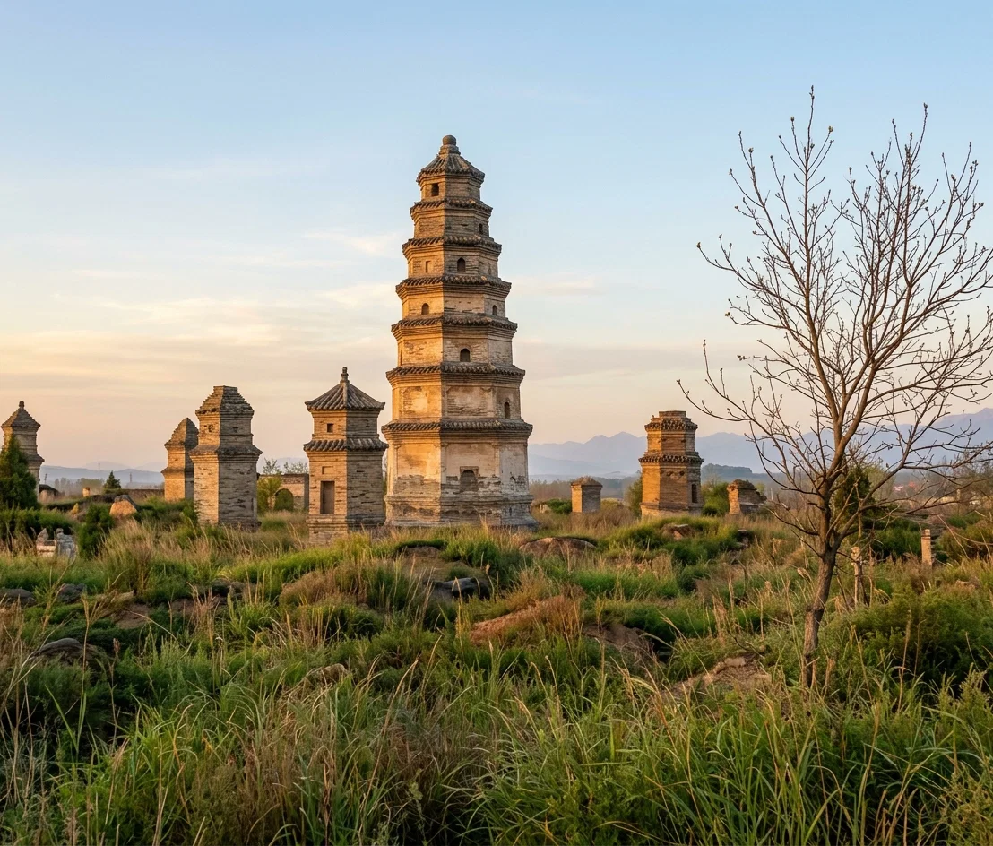 LARGE AND SMALL PAGODAS FOR TRANSMISSION OF SPIRITS
OF THE DEAD