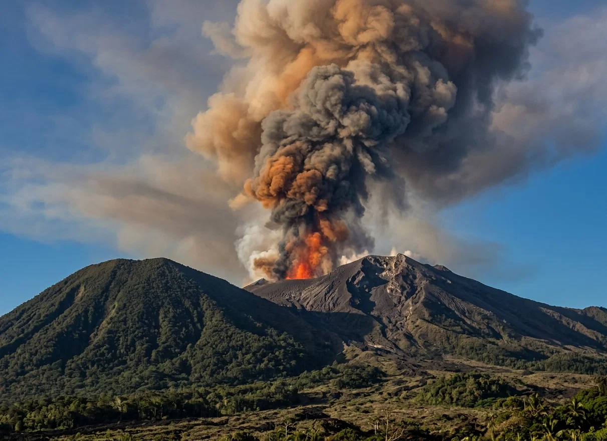 ERUPTION IN SAVAII