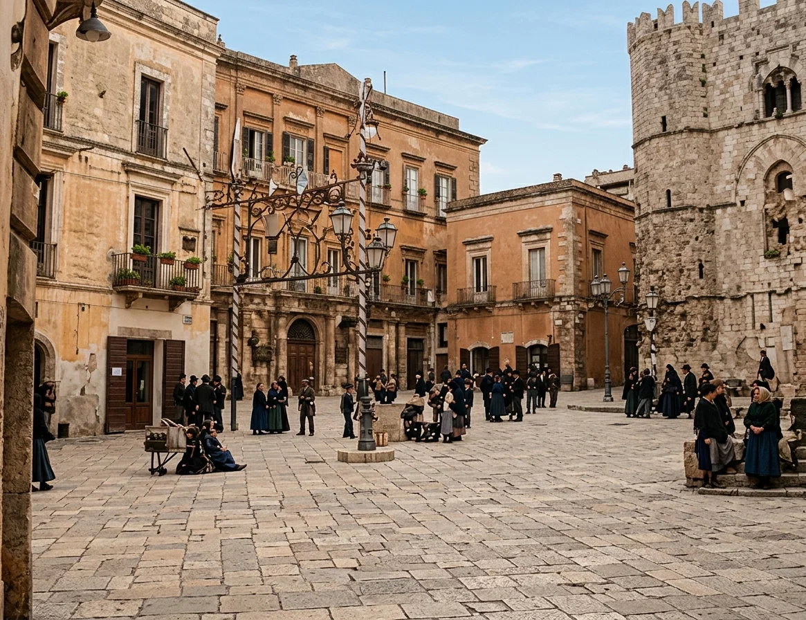A SQUARE IN ALTAMURA, ITALY