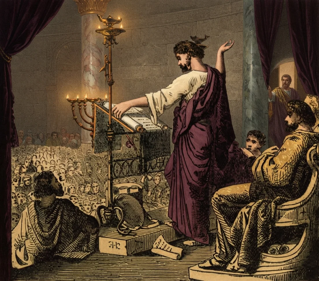 PAUL PREACHING TO THE GENTILES.