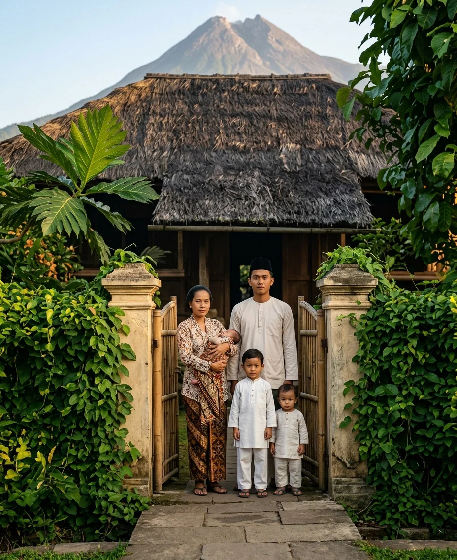 BROTHER TIMOTHY AND FAMILY, PADANG, SUMATRA