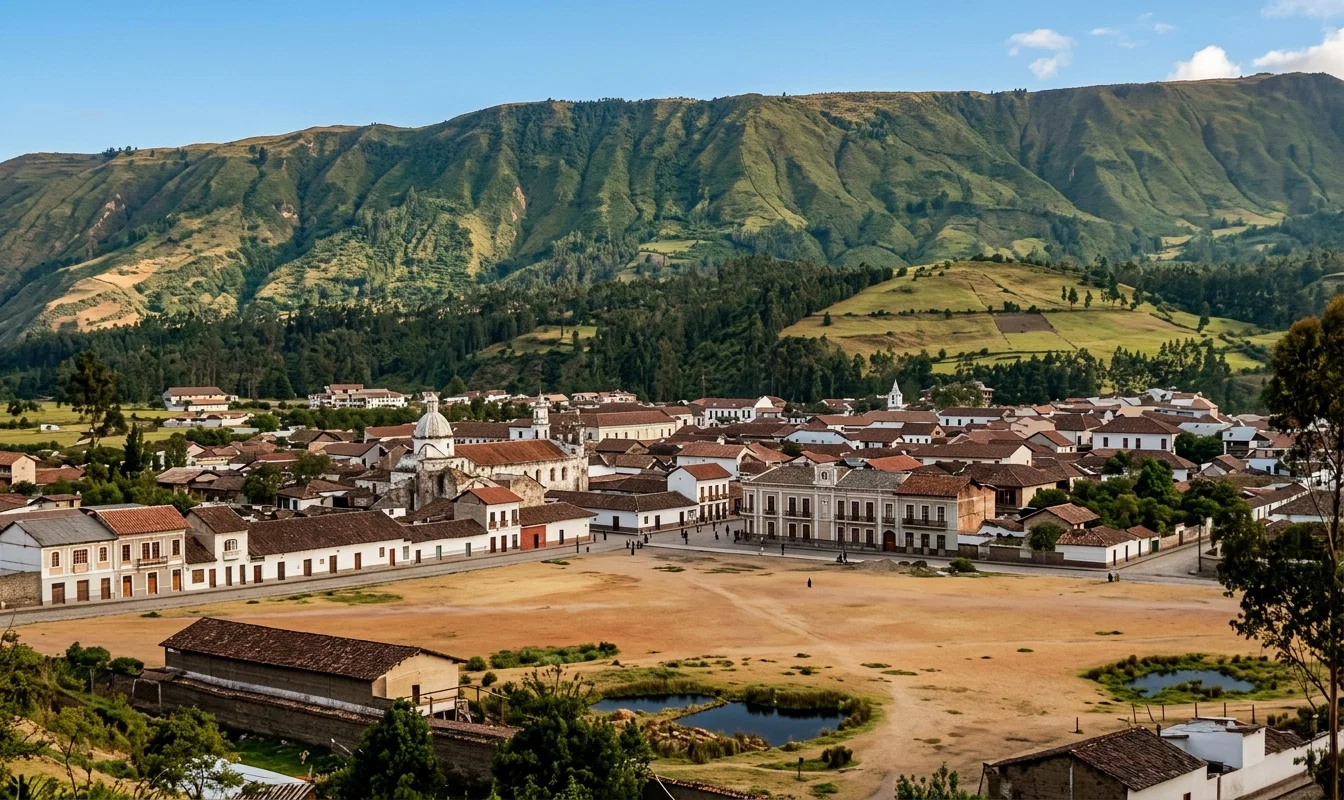 VIEW OF AMBATO, ECUADOR
