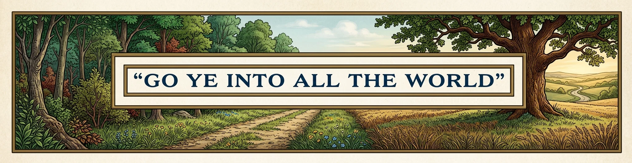 GO YE INTO ALL THE WORLD