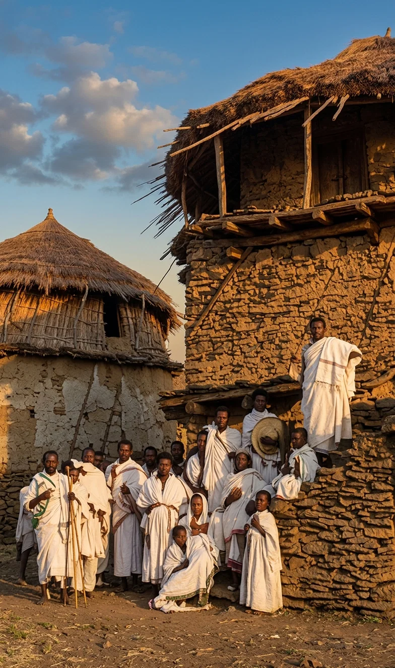 THE HOME OF AN ABYSSINIAN CHIEF