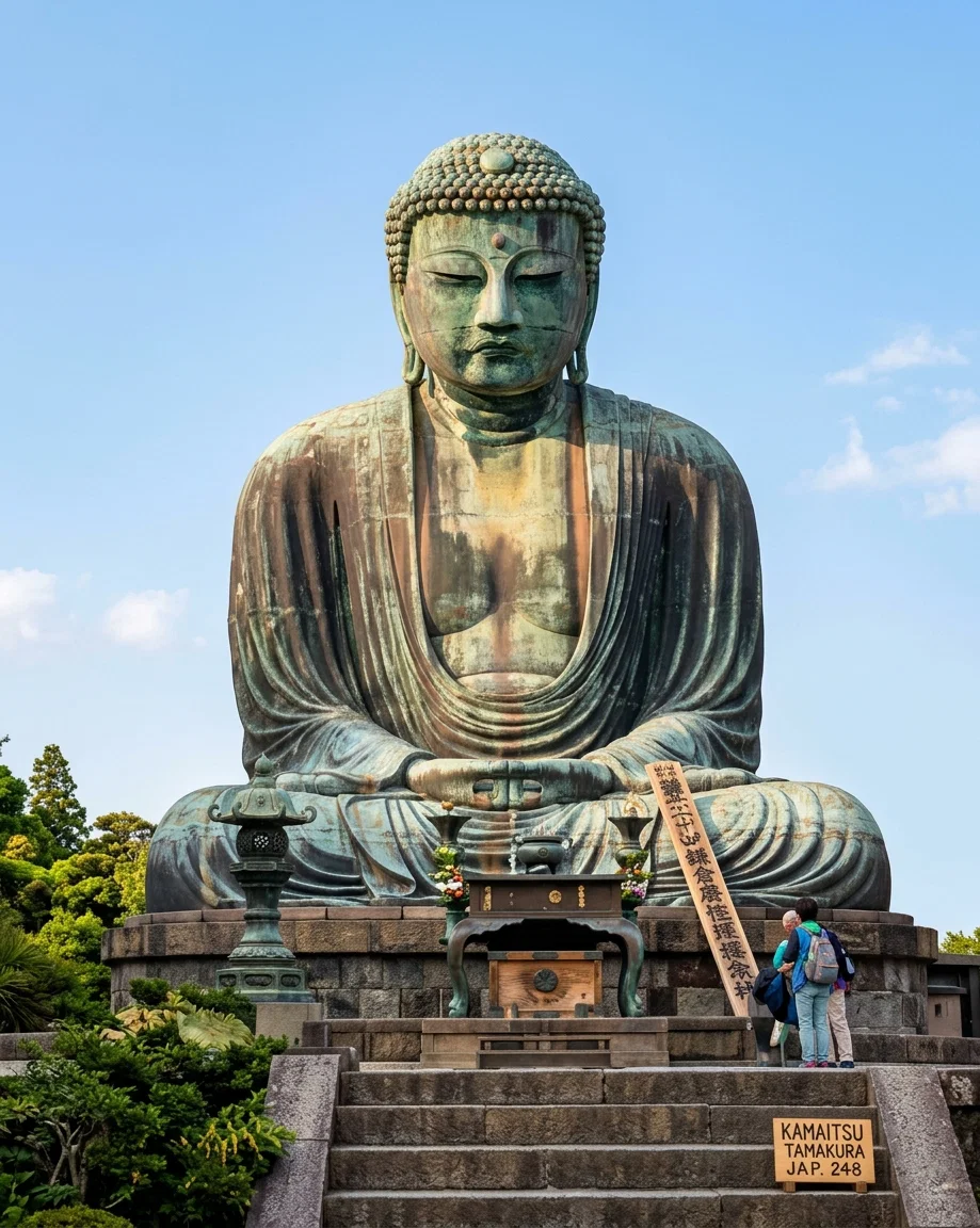 An image of the Buddha, or Hindu sage, who lived and taught his ideas of religion about the sixth century before Christ. The influence of Buddhism is limited to areas in India and east and central Asia.