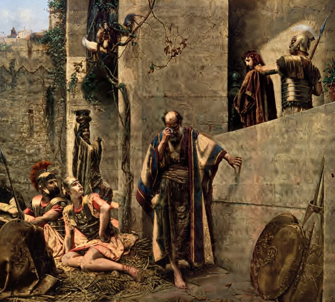 “And he went out and wept bitterly.”