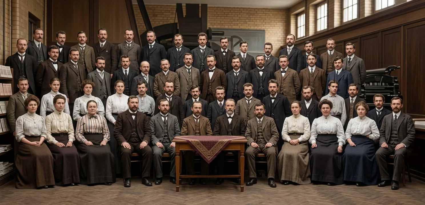 EMPLOYEES OF THE INTERNATIONAL TRACT SOCIETY, HAMBURG
