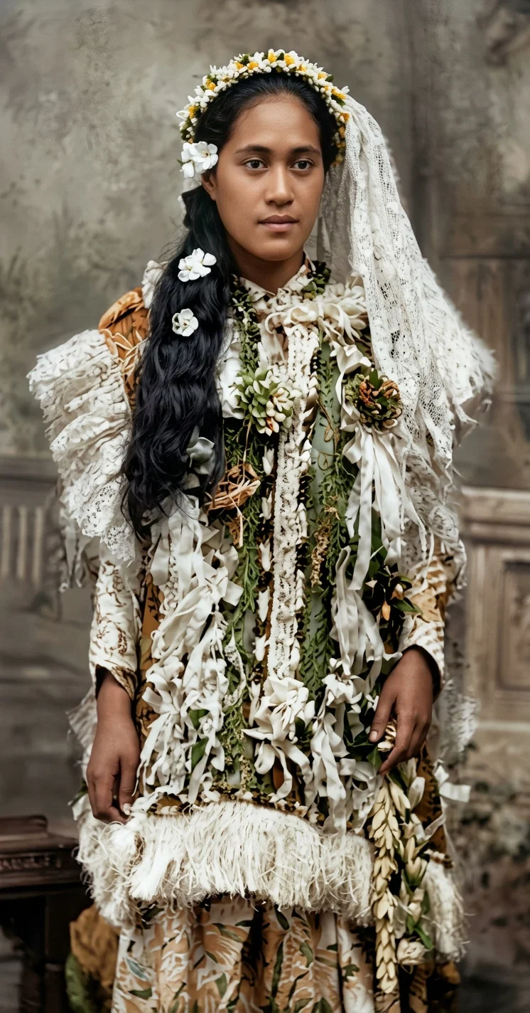 Old Tahitian Costume.