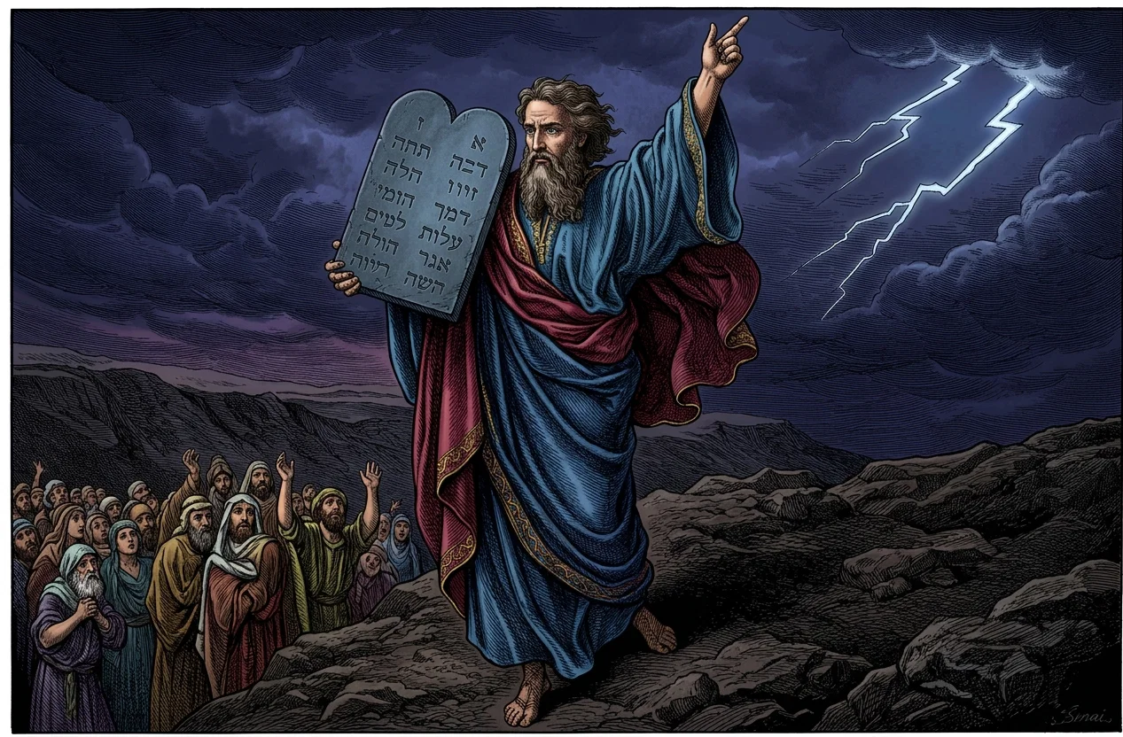 THE GIVING OF THE LAW