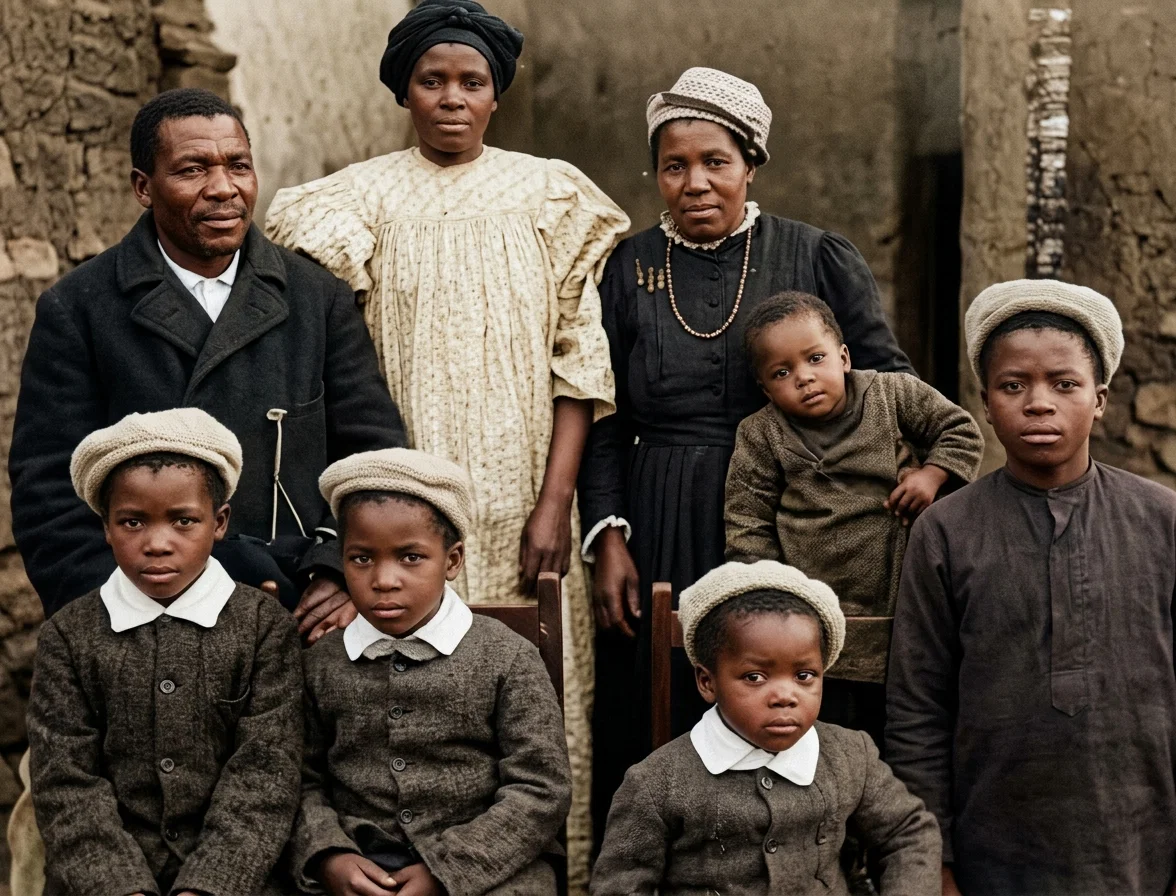 A BASUTO FAMILY
