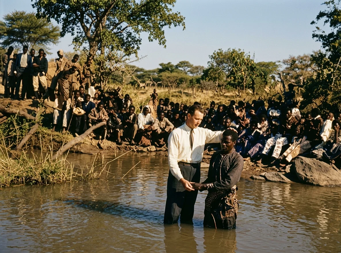 BAPTIZING CONVERTS IN MATABELELAND