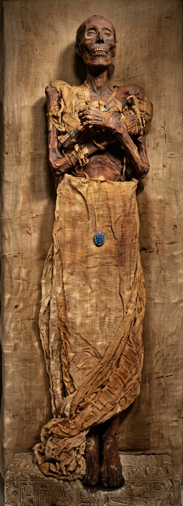 MUMMY OF RAMESES II, THE PHARAOH OF THE OPPRESSION