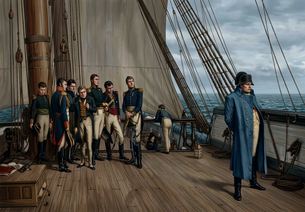 NAPOLEON ON THE BELLEROPHON.