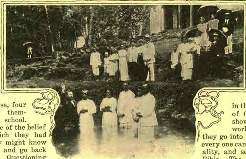 BAPTISMAL SERVICE IN SAMOA
