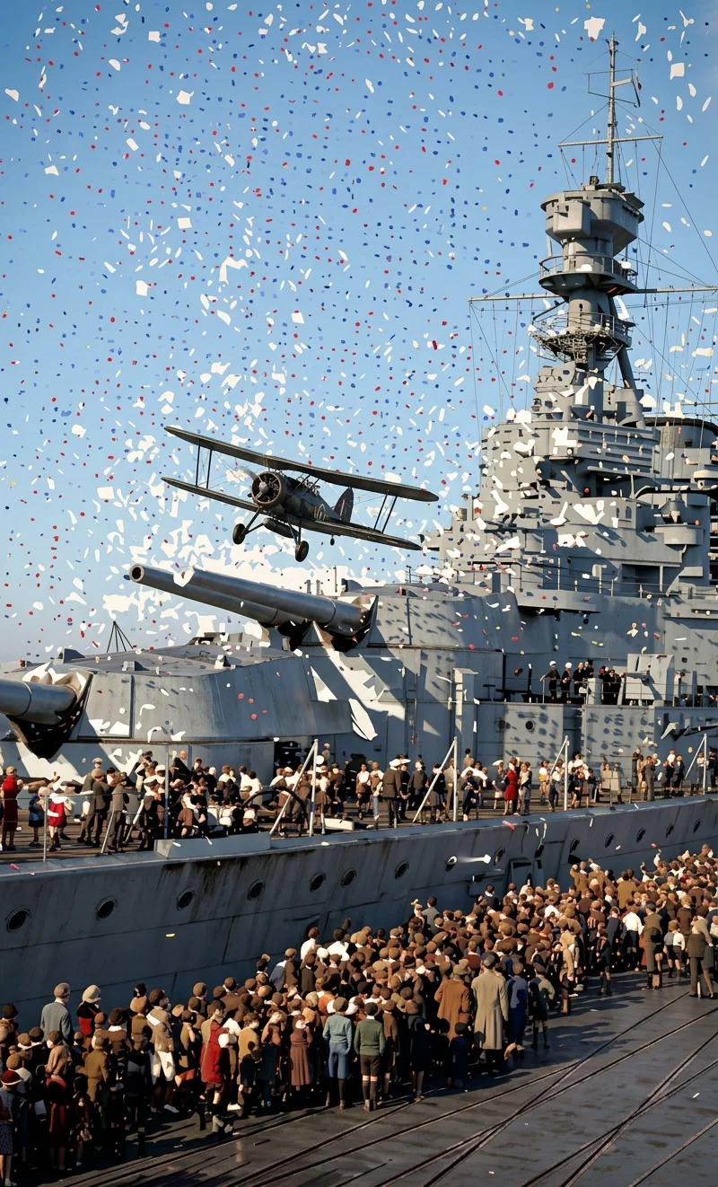 CHILDREN'S DAY ON THE “RENOWN”
A War-engine of our day fulfilling prophecy