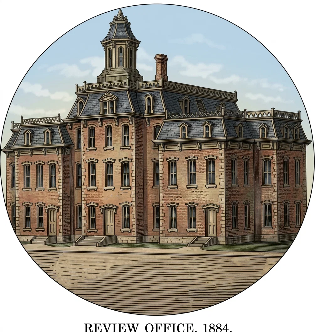 REVIEW OFFICE, 1884.