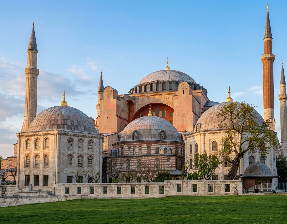 The Celebrated Cathedral of St. Sophia in Constantinople.