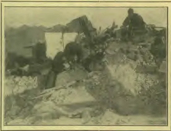Hunting for Their Scanty Belongings after the Calabrian Earthquake.
