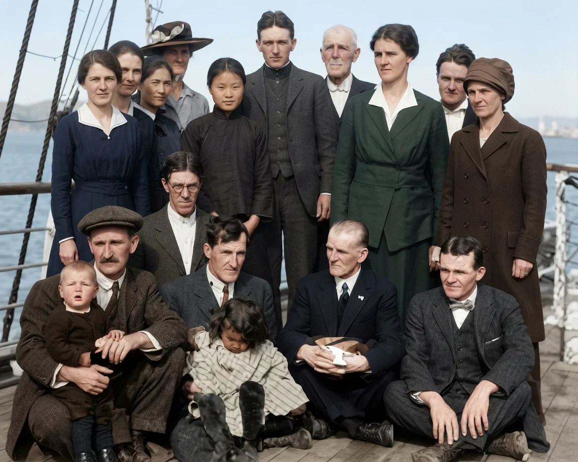 GROUP OF MISSIONARIES LEAVING SAN FRANCISCO FOR THE ORIENT, SEPTEMBER 15
