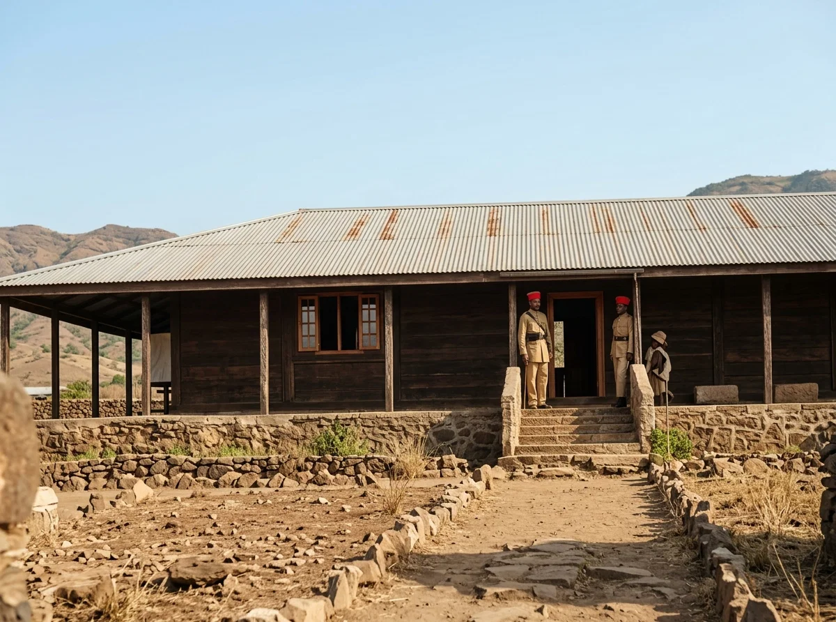 MISSION STATION AT KARUNGU
Recently purchased of British government, and now occupied by Seventh-day Adventists.
