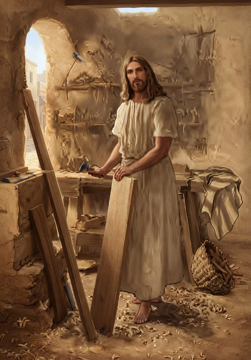 A Bible Carpenter. Mark 6:3.